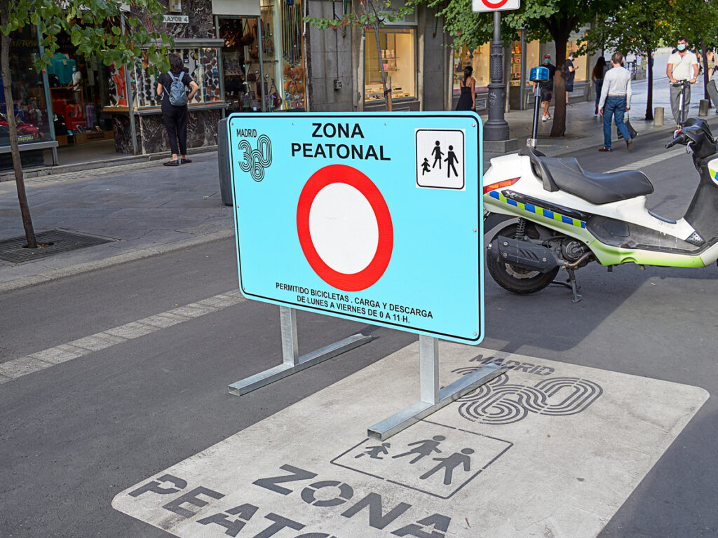 zonas de estacionamiento regulado en Madrid