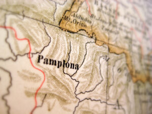 zonas azul, verde, roja y naranja en pamplona