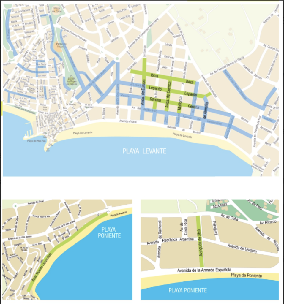 zonas reguladas en Benidorm