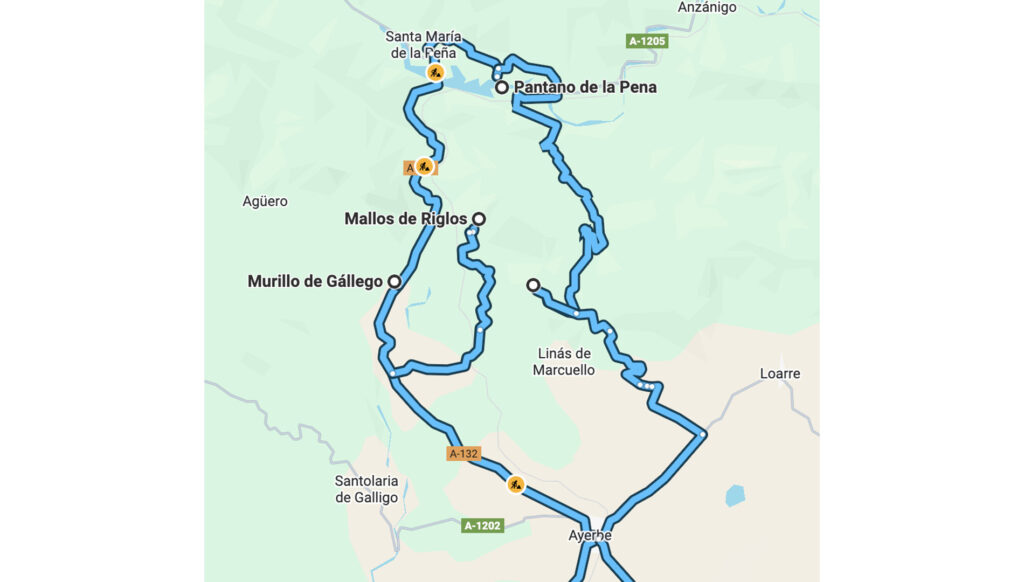 ruta slow driving prepirineo aragon parte norte